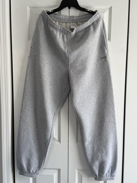 Aritzia Pants - Aritzia Light Grey Sweatfleece Joggers